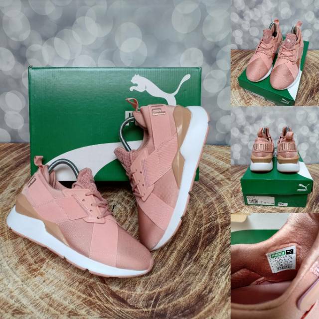 Puma muse hotsell satin kaki