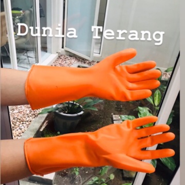 Jual Sarung Tangan Karet Latex Otr 5 Panjang 32cm Hand Glove Otory 5 Household Gloves Otr5