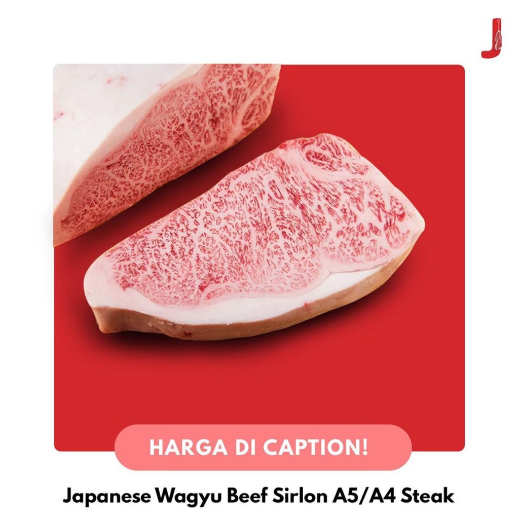 Jual Japanese Wagyu Beef Sirloin A5/A4 Steak 200gr | Shopee Indonesia