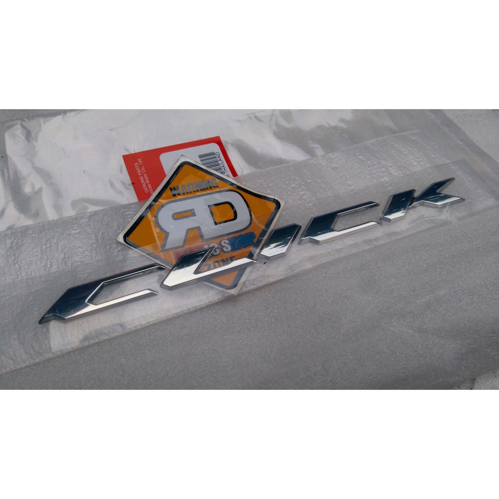 Jual Emblem CLICK Original Honda Click 150i Thailand Genuine Parts ...