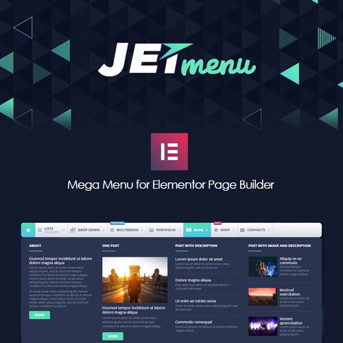 Jual JetMenu For Elementor - Mega Menu for Elementor Page Builder ...