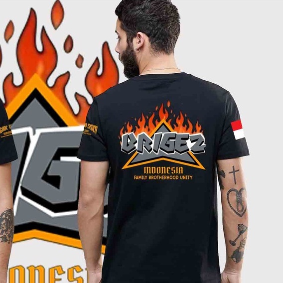 Jual TSHIRT/BAJU KAOS LENGAN PENDEK KUALITAS DISTRO BRIGEZ INDONESIA ...