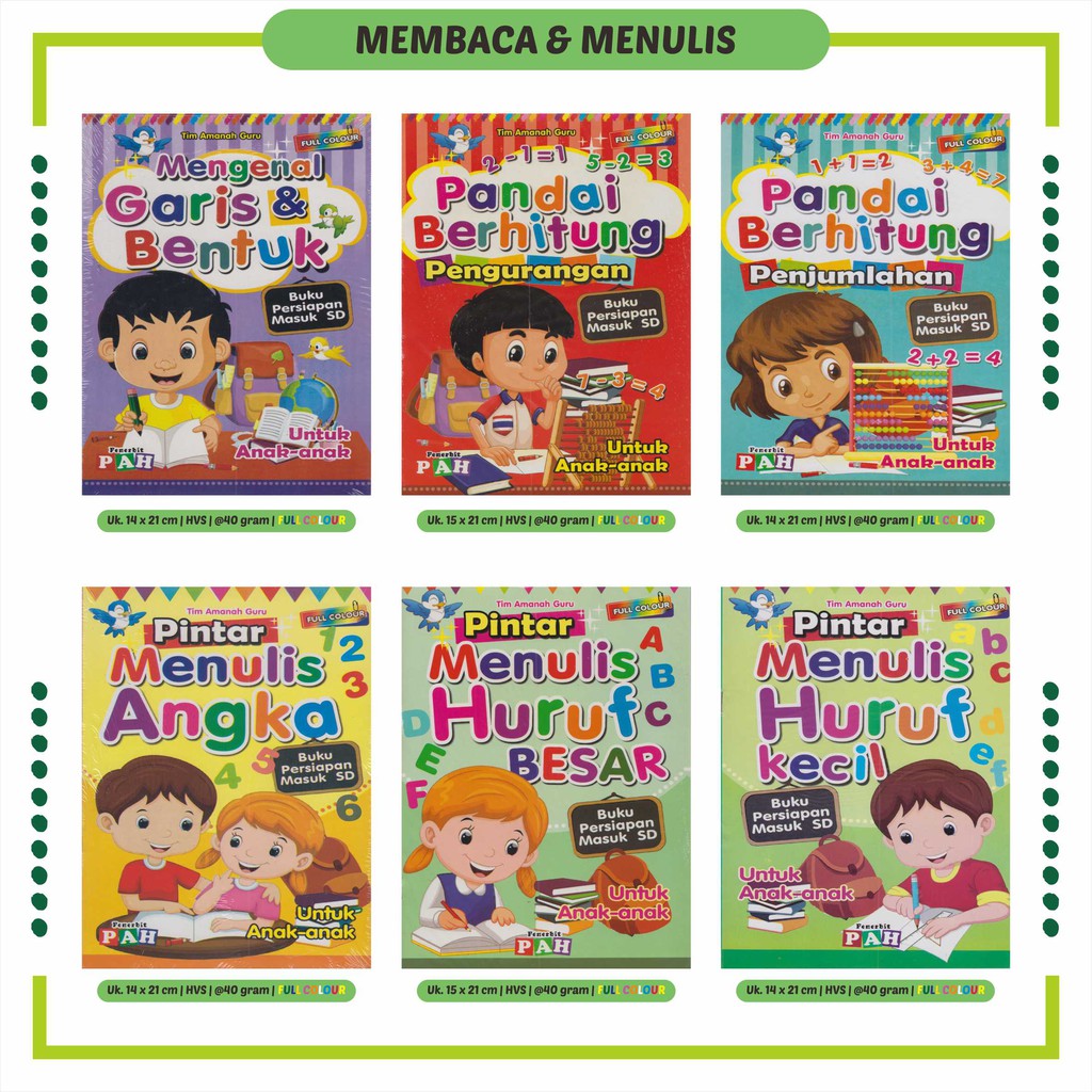 Jual Buku Anak / Buku Belajar Menulis Huruf Dan Angka Calistung ...