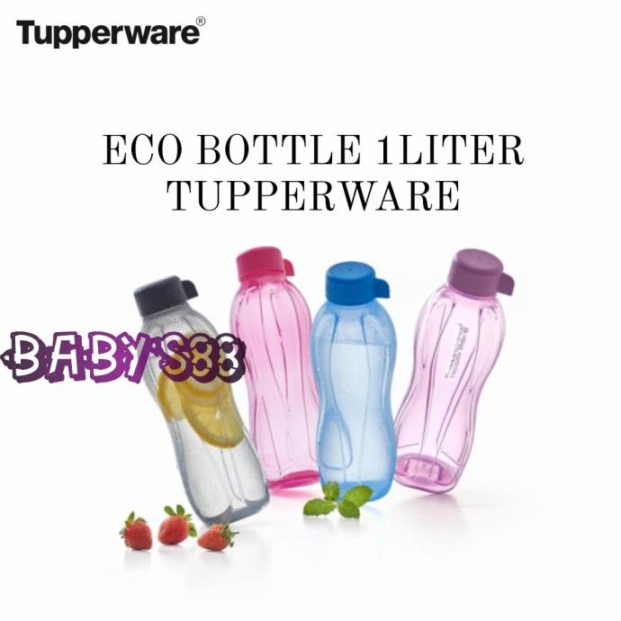 Jual TUPPERWARE Botol Minum Eco Bottle Tupperware 1 Liter | Shopee ...