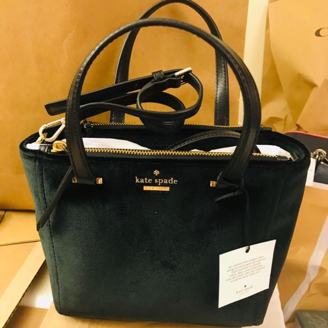 Tas Kate Spade KS Mini Dawn Place Velvet Black New Original
