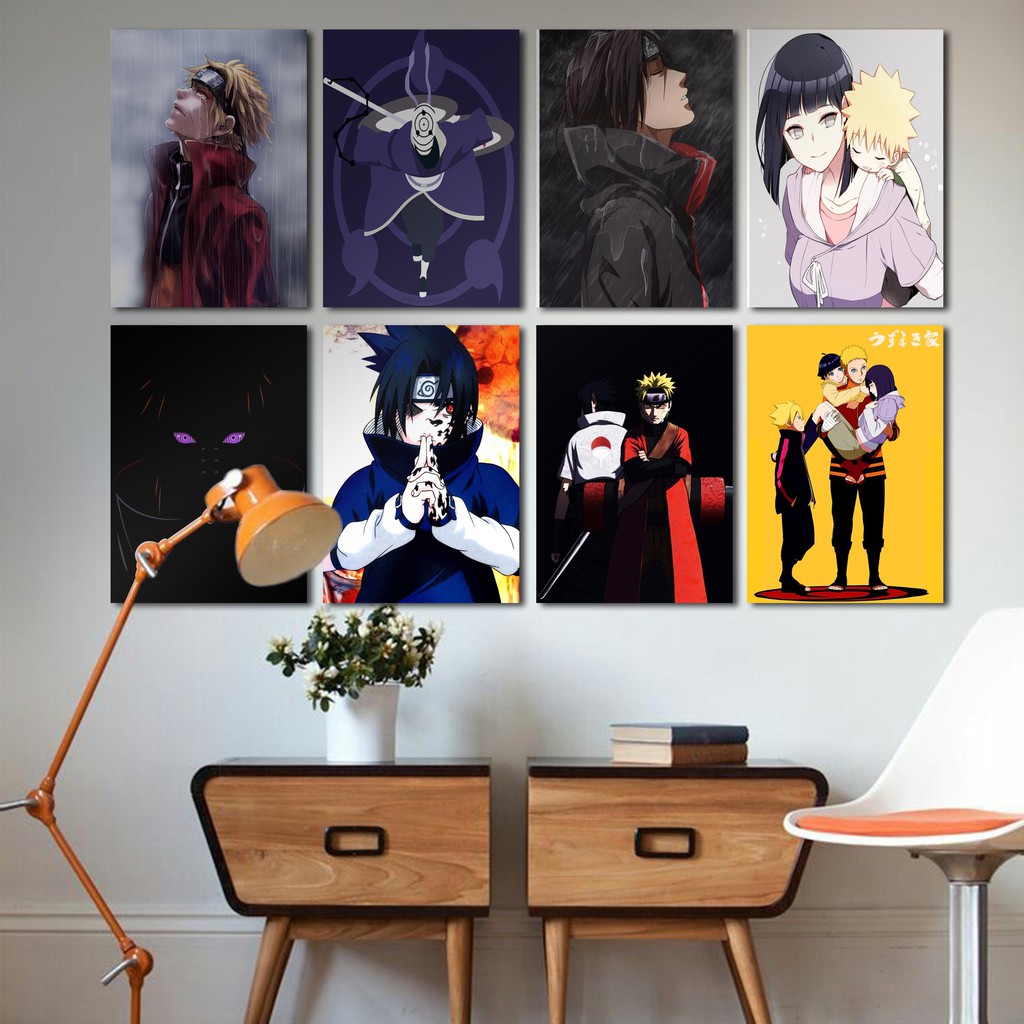 Hiasan dinding ANIME NARUTO/ dekorasi dinding / dekorasi kamar / poster  dinding / walldecor