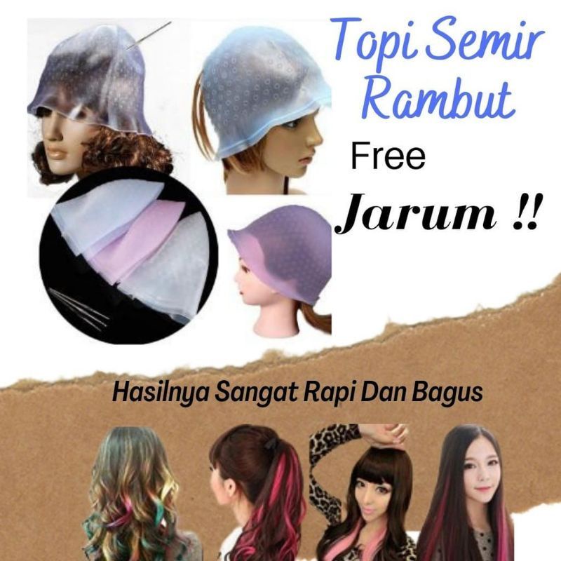Jual Magicap Topi Highlight Cat Rambut / Topi Highlight Bleaching ...