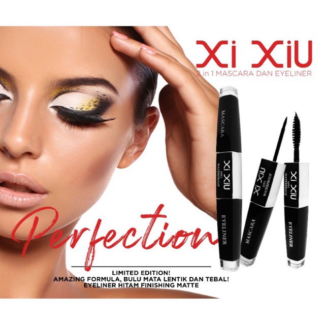Jual (2in1) MASCARA DAN EYELINER 2in1 XI XIU TERbaru Shopee Indonesia
