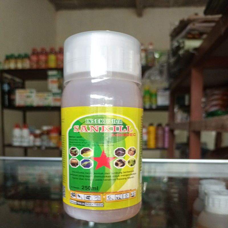Jual Insektisida SANKILL 590EC Racun Ulat dan Serangga 250ml | Shopee ...
