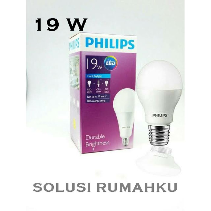 Jual LAMPU PHILIPS LED BULB 19W PUTIH 19 W WATT BOHLAM PHILLIP PHILLIPS ...