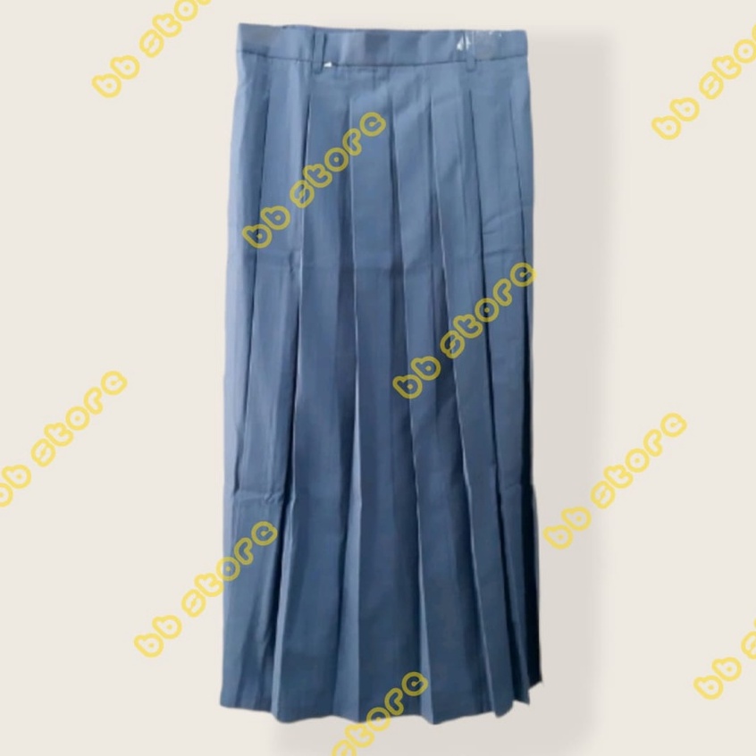 Jual SERAGAM SEKOLAH SMA ROK REMPEL PANJANG ABU PREMIUM | Shopee Indonesia