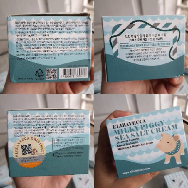 Jual Elizavecca Milky Piggy Sea Salt Cream | Shopee Indonesia