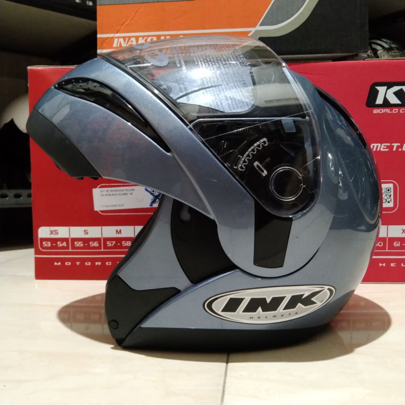 Jual COD Helm INK Modular Prorider Top Gun Original | Shopee Indonesia