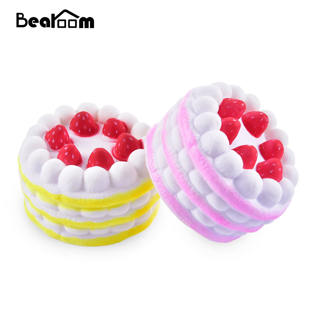 Jual Bearoom Soft Cake Squeeze Toys Anti-stress Toy Cute Squishy ...
