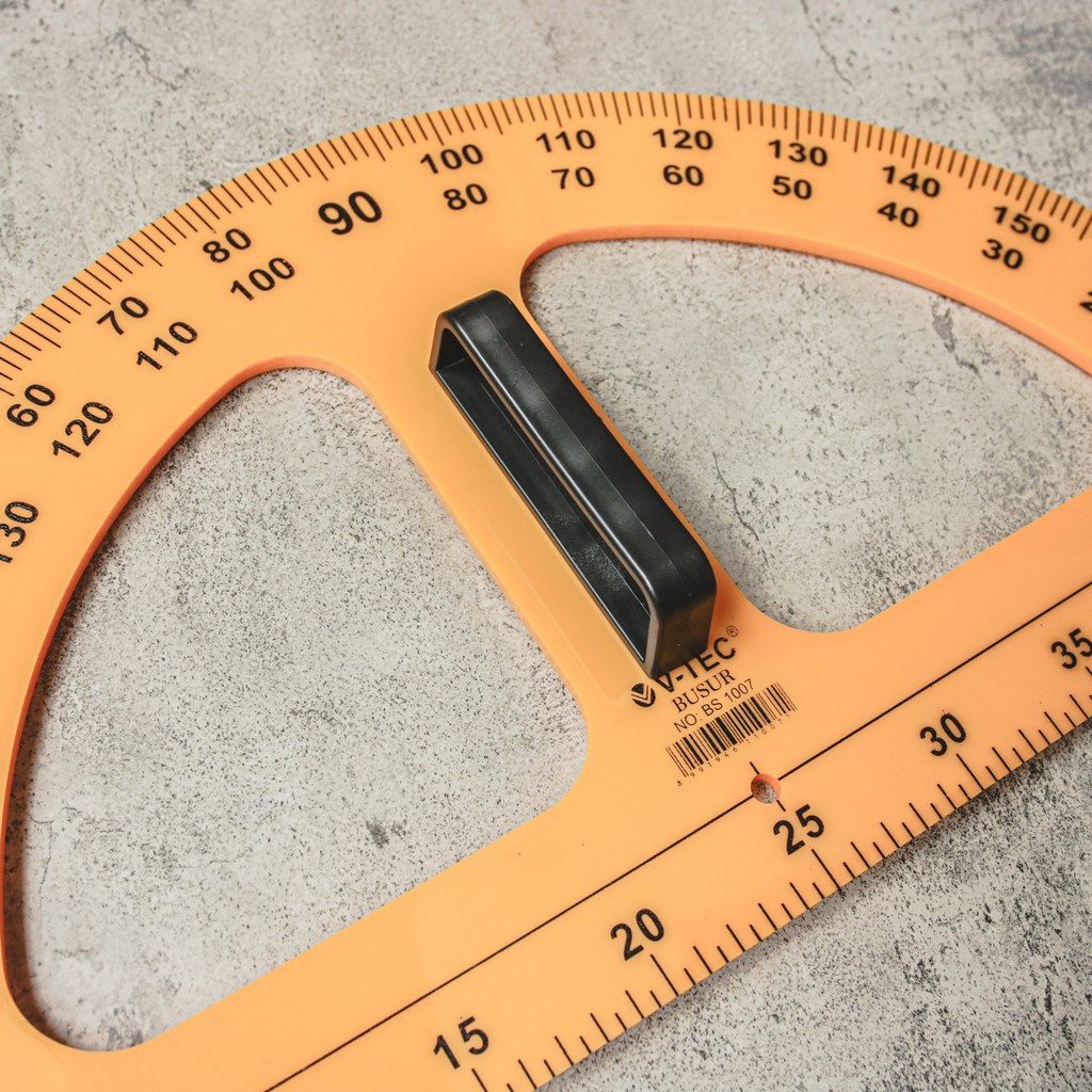 Jual V tec Ruler arc penggaris busur derajat siku segitiga / garisan ...