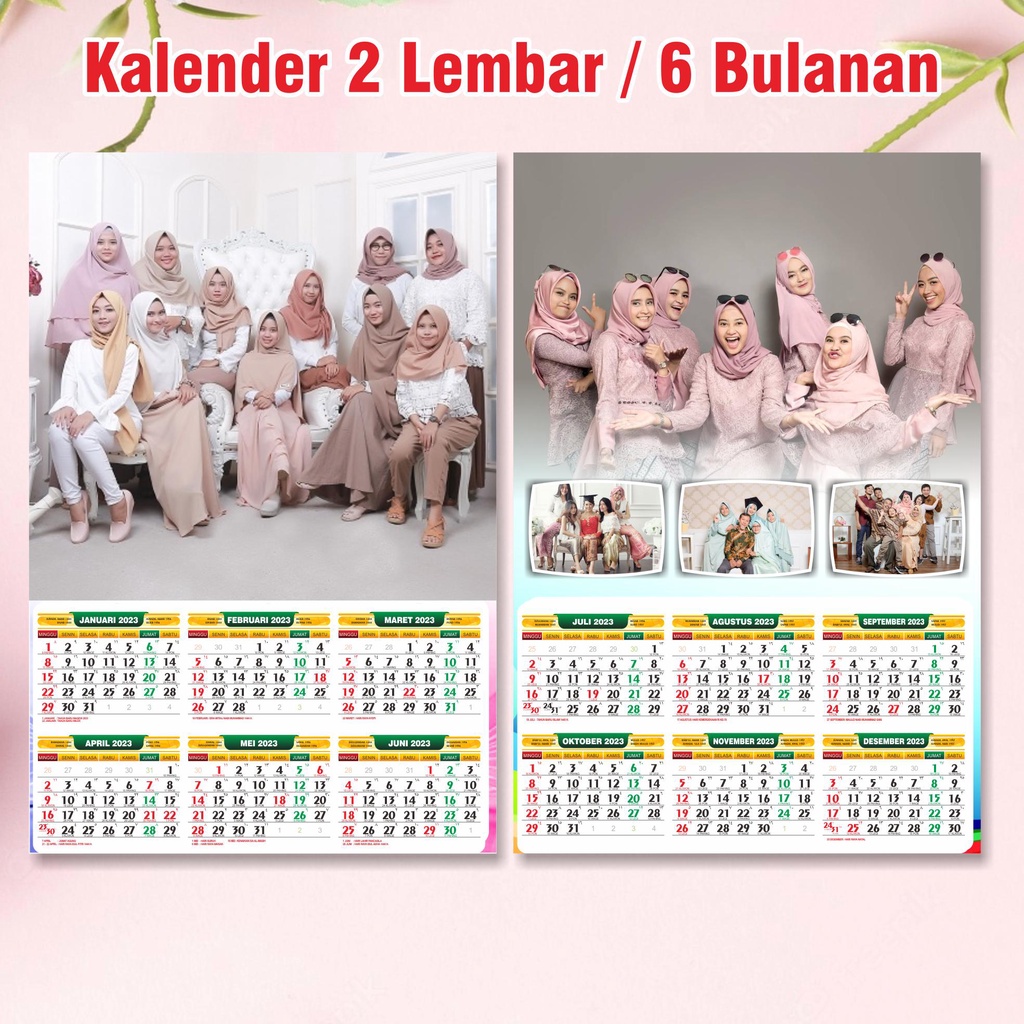 Jual KALENDER DINDING ISI 2 LEMBAR | KALENDER DINDING 2023 | KALENDER ...