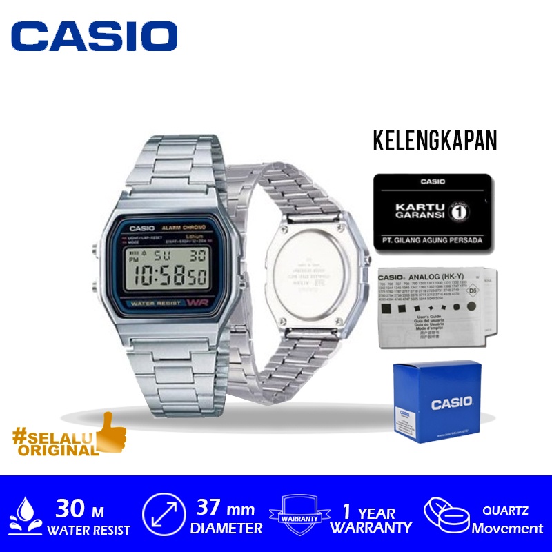 Casio General A158WA 1DF A158WA1DF A158WA ORIGINAL