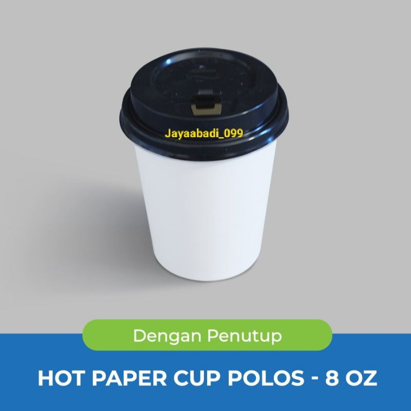 Jual Hot Paper Cup Gelas Kertas Minuman Panas 8 Oz 240 Ml Lidtutup Shopee Indonesia 7879