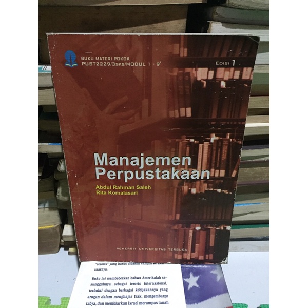 Jual MANAJEMEN PERPUSTAKAAN EDISI | Shopee Indonesia