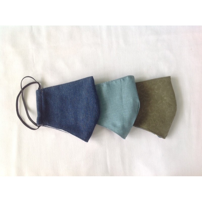 Jual Masker Kain Corak 2 Lapis / 2 Ply (Part 4 / Polos) | Shopee Indonesia