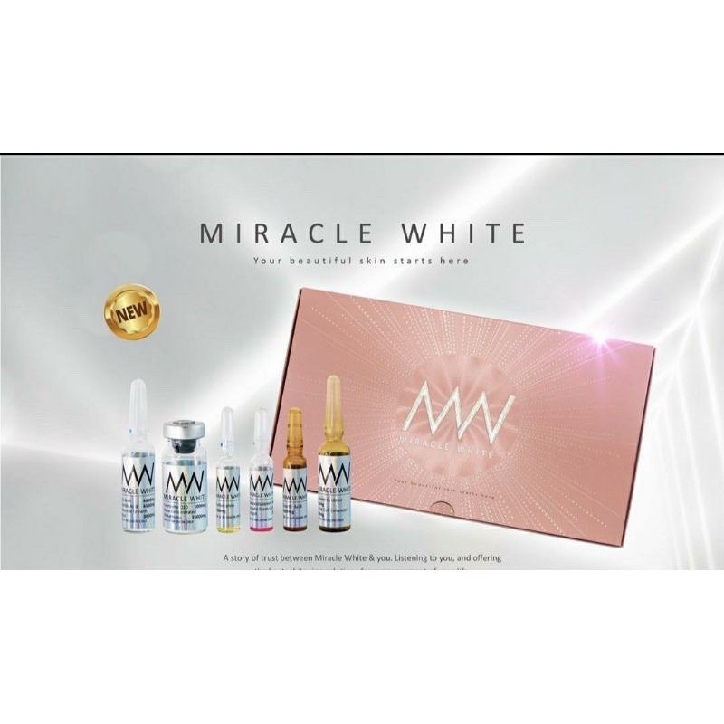 Jual SALEEE MIRACLE WHITE NEW IMPROVED PINK GLOW infus preloved baru ...