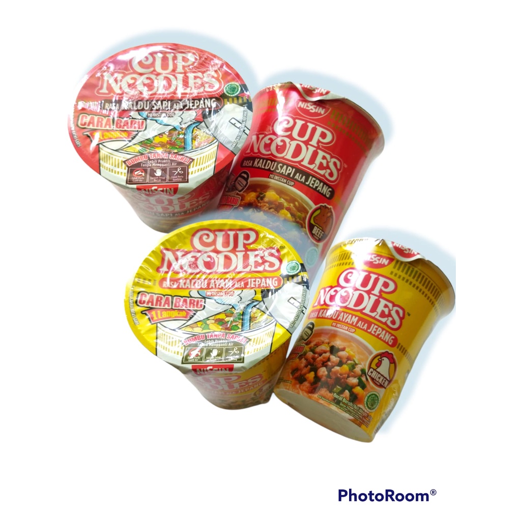 Jual Nissin Cup Noodles Mie Instan Cup Ala Jepang Shopee Indonesia