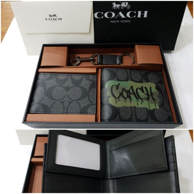 Coach wallet graffiti new arrivals