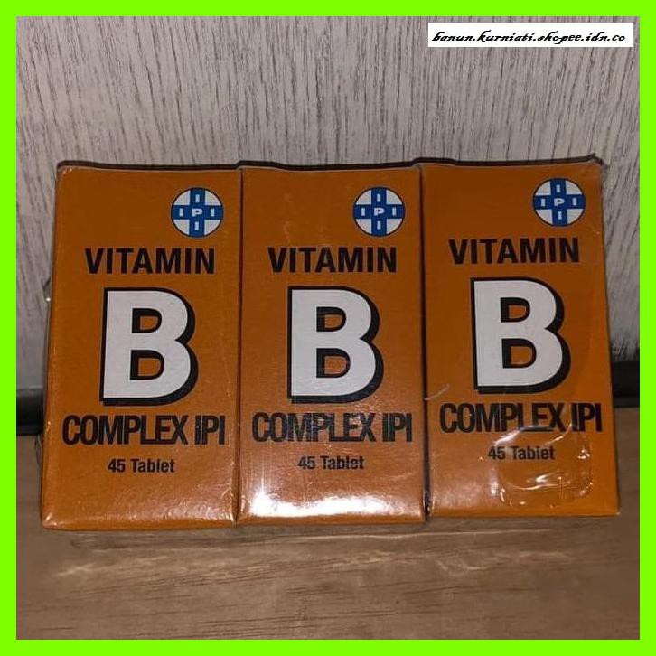 Jual VITAMIN-B- VITAMIN B COMPLEX IPI ISI 45 TABLET B KOMPLEK -TUBUH ...