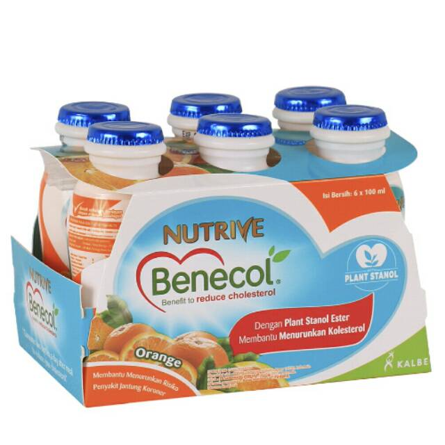 Jual Nutrive benecol 6x100ml (orangr,leci,strawbery, blackcurrant ...