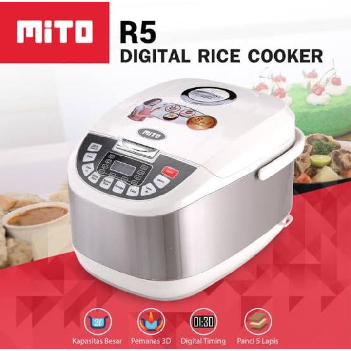 Jual Rice Cooker Digital Mito R5 Shopee Indonesia