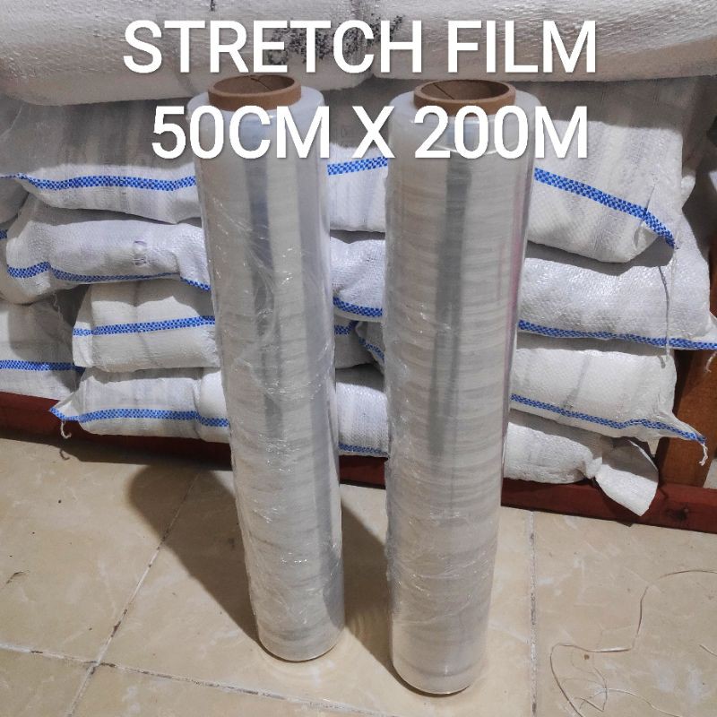 Jual Stretch Film Uk 50cm X 200meter, Plastik Wrapping Barang | Shopee ...