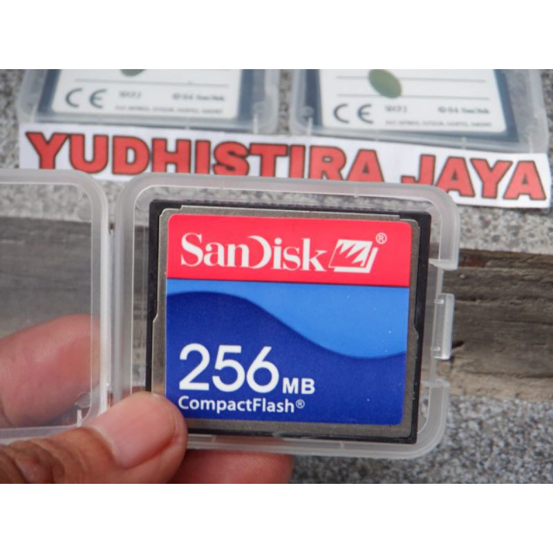 Jual SanDisk Memory Card CF 256MB Compact Flash Digital Shopee Indonesia