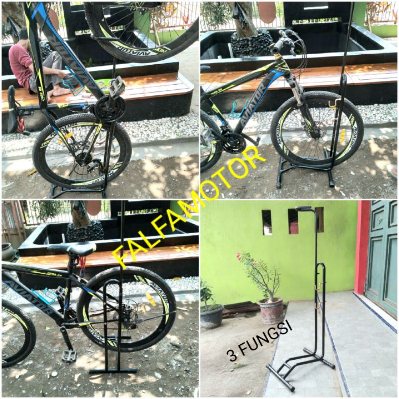 Jual STANDART PADOK MTB RB SELI PEDOK PARKIR JAGANG SEPEDA BIKE STAND 3 ...