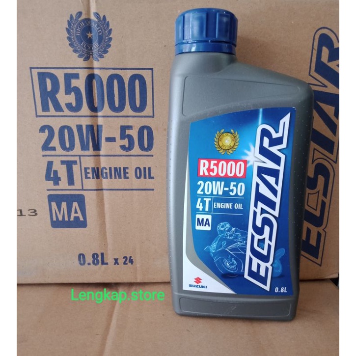 Jual OLI SUZUKI SGO ECSTAR 4T R5000 20W-50 MA 0,8L | Shopee Indonesia