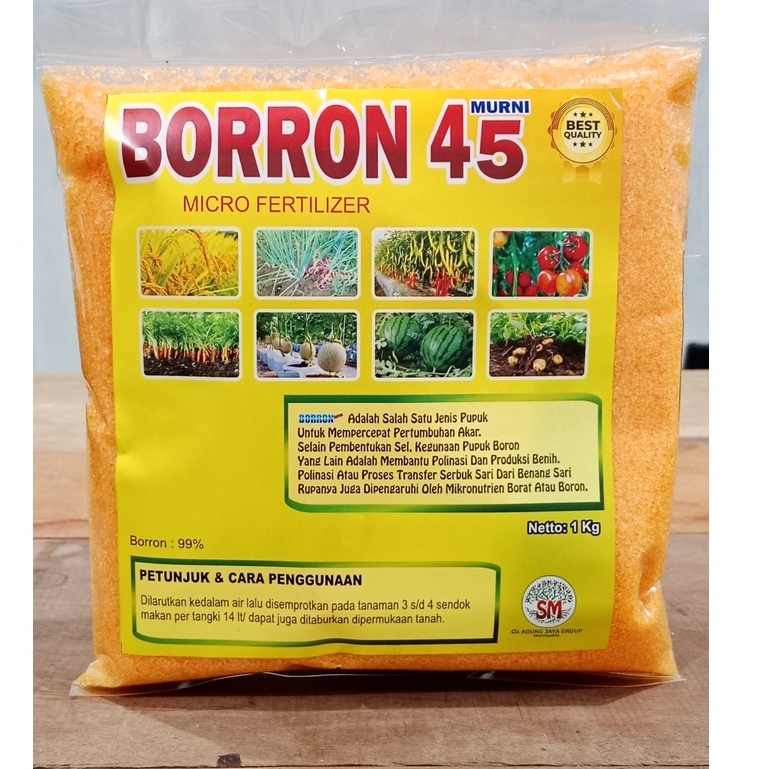 Jual Pupuk Boron 45 Murni Micro Fertilizer 1 Kg | Shopee Indonesia