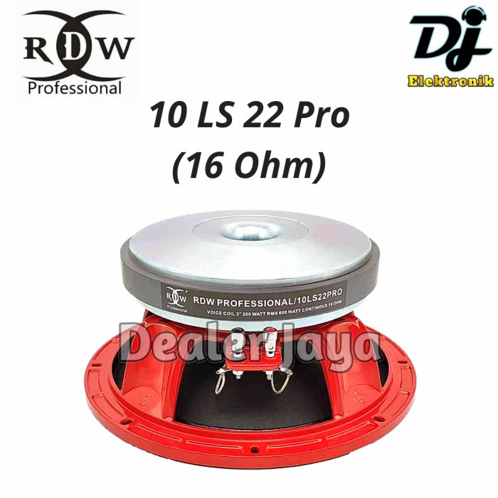 Jual Speaker Komponen RDW 10 LS 22 Pro / 10LS22Pro / LS22 Pro / 22Pro ...