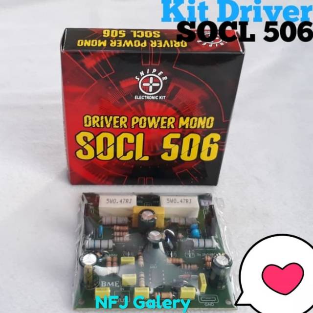 Jual Skema Driver SOCL 506 Driver SOCL 506 Power Amplifier Pekakas