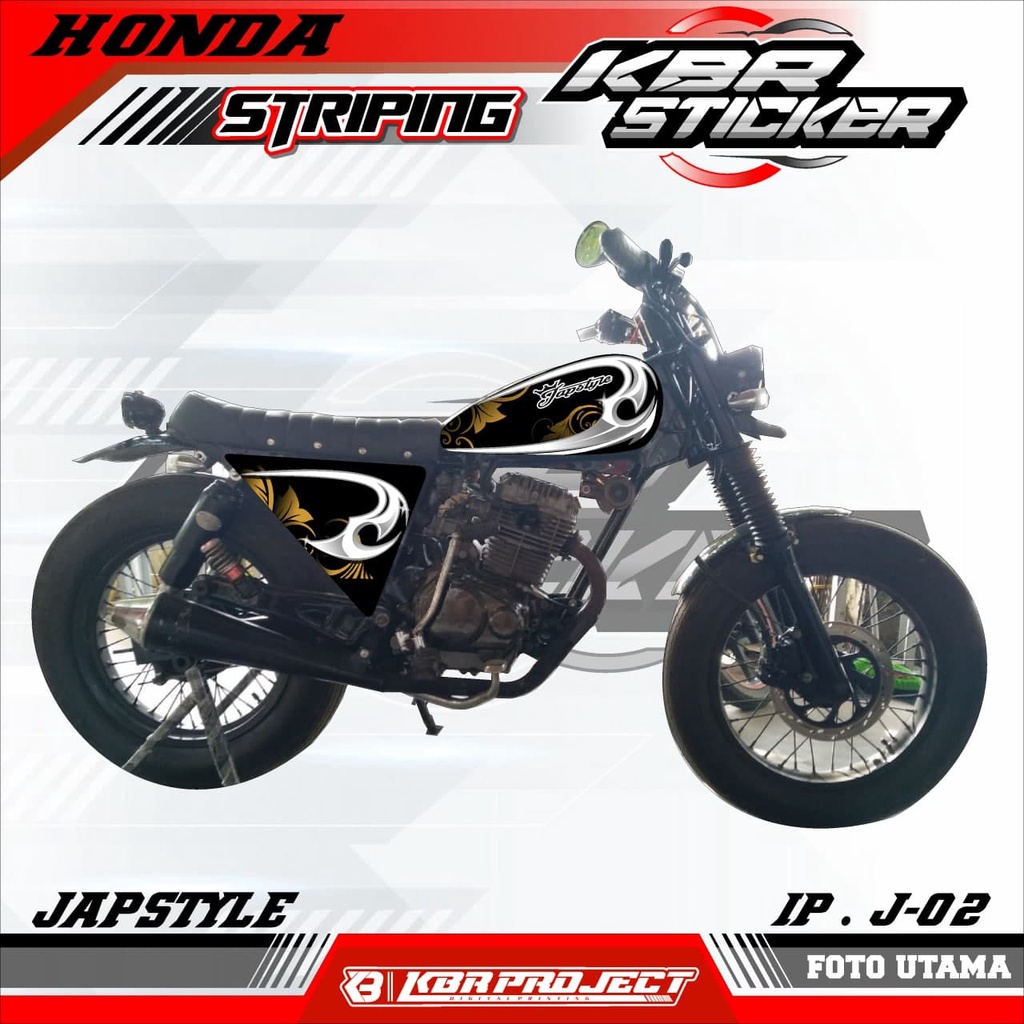 Jual (COD) STICKER STRIPING JAPSTYLE - STICKER STRIPING MOTOR JAPSTYLE ...