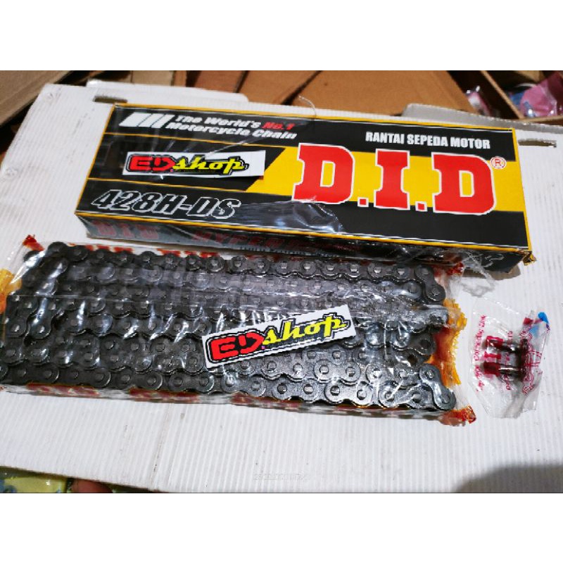 Jual Rantai 428H TEBEL 140L DID HDS HITAM R15 KLX XABRE CRF FXR CBR ...