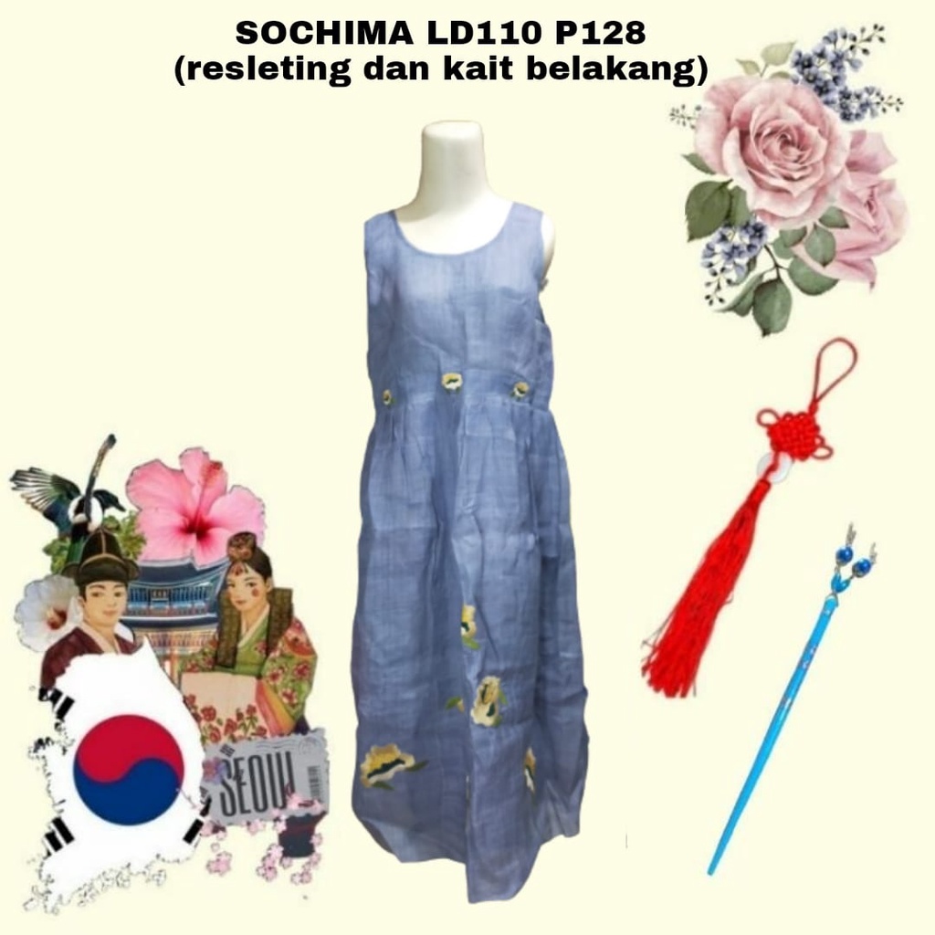 Jual baju adat korea / hanbok/ chima/ jeoggori dwikkoji norigae tassel