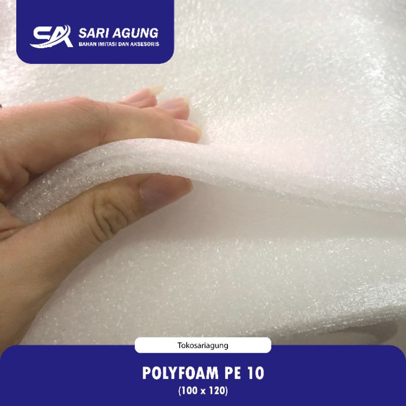 Jual BUSA POLYFOAM PE 10mm (METER) FOAM SHEET BUSA LAPIS PACKING ...