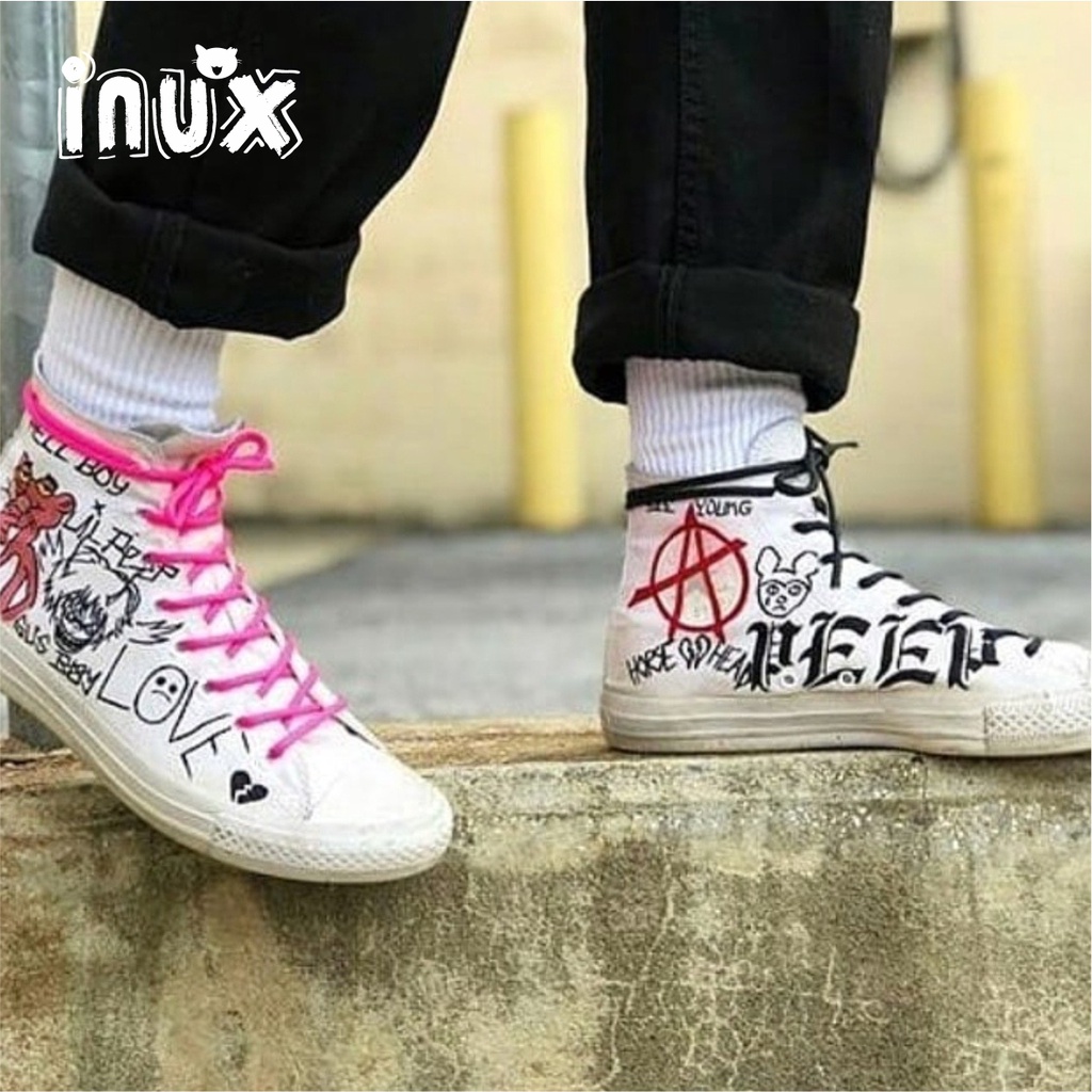 Jual CONVERSE CUSTOM LIL PEEP SEPATU CONVERSE SEPATU LIL PEEP CONVERSE LIL PEEP SEPATU LUKIS SNEAKERS CONVERSE CHUCK TAYLOR Shopee Indonesia