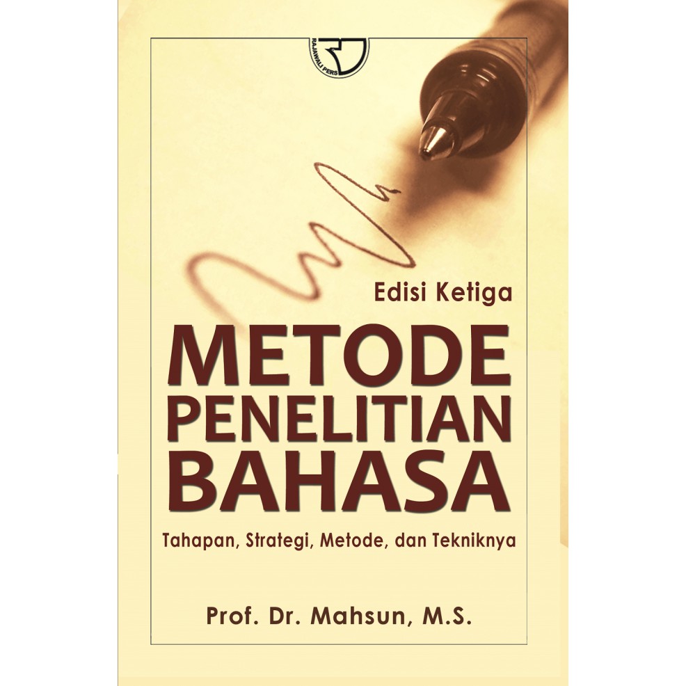Jual Buku Original Metode Penelitian Bahasa Mahsun | Shopee Indonesia