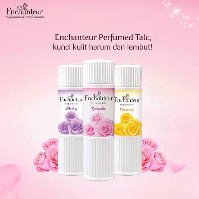 Jual Enchanteur Perfumed Talc Bedak Parfum Bedak Tabur G Shopee Indonesia