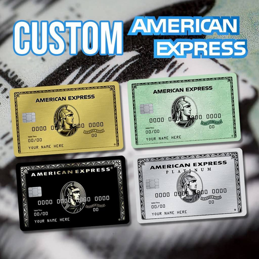Jual CUSTOM AMEX SERIES | GARSKIN / STICKER KARTU ATM / SKIN KARTU ATM ...