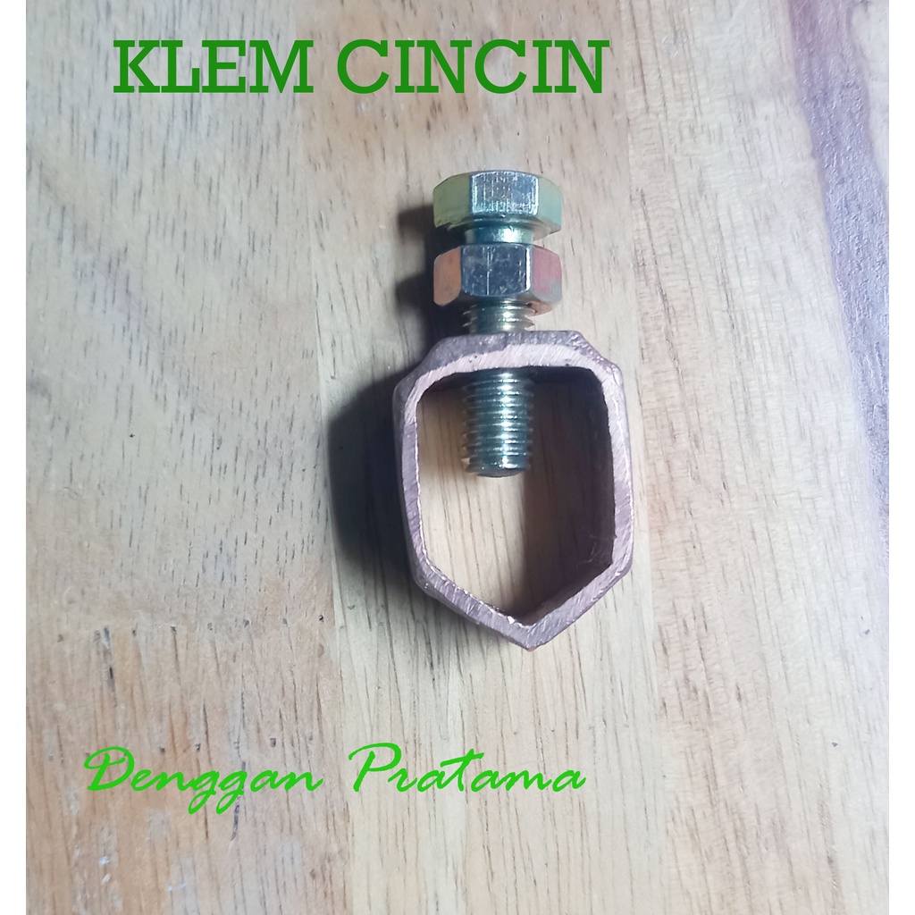 Jual Klem Cincin 5 8 Konektor Stick Rod Grounding Dan Kabel Bc Shopee