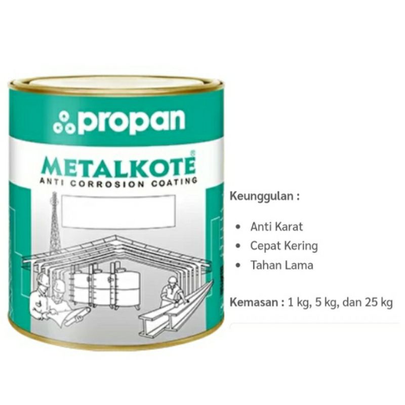 Jual Propan Metalkote Ap 291 Zinchromate Cat Dasar Besi Anti Karat Besi 1kg Shopee Indonesia 7248