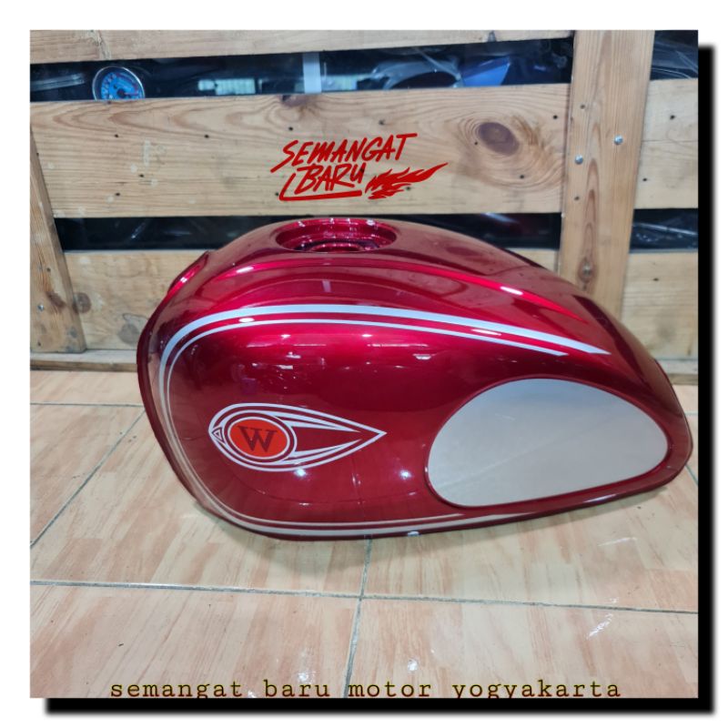 Jual TANGKI W175 CUSTOM KUALITAS PREMIUM COCOK MDE W175 TUTUP TANGKI ...