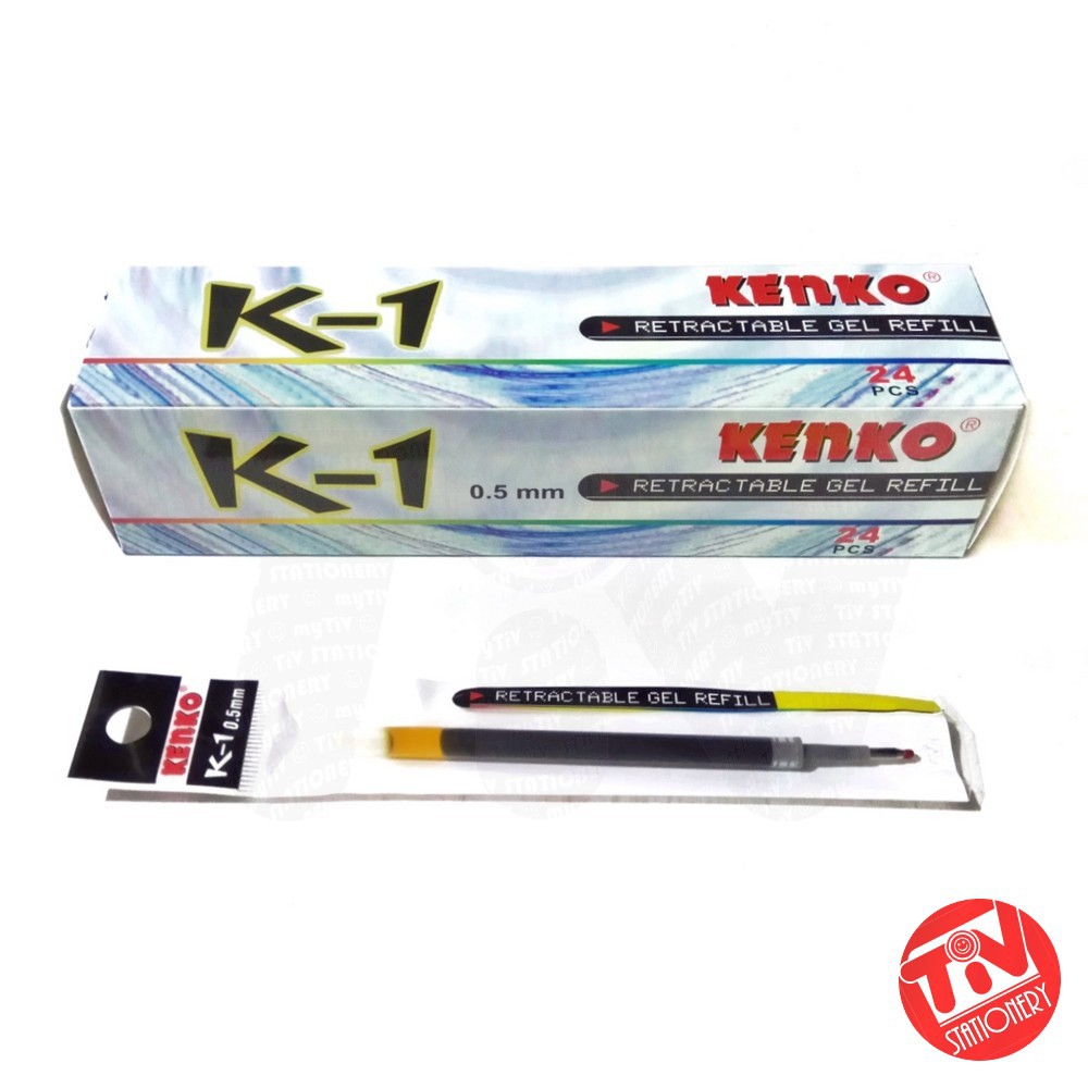 Jual Refill / Isi Gel Pen Kenko K1 0.5 mm (Retractable Gel Refill
