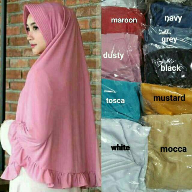 Jual Hijab Jumbo rempel / Sale obral Jumbo rempel | Shopee Indonesia